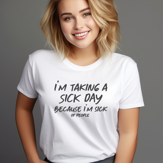 SICK OF PEOPLE SHORT SLEEVE